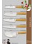 Elit Serisi Mutfak Bıçak Seti Et Ekmek Sebze Salata Pizza Doğrama Şef Bıçağı 5 Li Set ( MFT-4572 ) 2
