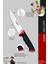 Soft Grip Mutfak Bıçak Seti Et Ekmek Sebze Bıçağı 6 Lı Set Günlük Kullanım ( Mtf-060 ) 3