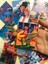 Lilo ve Stitch Temalı Fotoğraf Kağıdına Pvc Kaplama 9 Adet 6x8 cm Fotokart Kartpostal 2