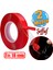 Çift Taraflı Silikon Bant Montaj Bandı Şeffaf 18 mm x 2 Metre Güçlü Çok Amaçlı Yapıştırıcı 1 Adet 1