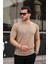 Bisiklet Yaka Nopen Desen Triko T-Shirt 1