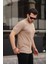 Bisiklet Yaka Nopen Desen Triko T-Shirt 3