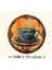 3 Adet Vintage Coffee Ahşap Tasarım Bardak Altlığı Kahve Fincan Çay Tabak Kupa Altı 10 cm Çaplı 3