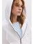 Moddal Kumaş Yumuşak Ipeksi Dokunuş Fermuarlı Kapüşonlu Sweatshirt 4
