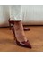 Bordo Elegant Yüksek Topuklu Stiletto 4