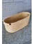 Jüt Hasır Oval Dekoratif Sepet, Çok Amaçlı Düzenleyici Jüt Sepet, Hasır Organizer Sepet, 17 x 43 x 20 cm 3