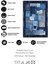 Patchwork Denim Görünümlü Dijital Baskı Kaymaz Tabanlı Oturma Odası ve Genç Odası Halısı 6
