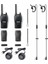 E88 Ekranlı Lisanssız Pmr Telsiz Kulaklık Dahil 2'li Set 5