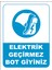 Elktrik Geçirmez Bot Giyiniz Uyarı Levhası(19X25 Cm) 1