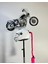 Motor & Motosiklet Kask Dış Aksesuar Tek Neon Pembe Örgü Saç 3
