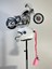 Motor & Motosiklet Kask Dış Aksesuar Tek Pembe Örgü Saç 1