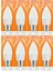 (8 Adet) Osaka 7W (50W) 3000K (Sarı) E27 Duylu (Kalın Duy) Mum LED Ampul 1