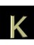 Tabitela 8 Ayar Altın Kolye Ucu "k"harfi GM743 0.5 gr 4
