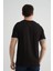 Minimal Baskılı Pamuklu Kumaş Standart Kalıp Taş Rengi Erkek T-Shirt 5