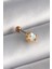 Çelik Gold Renk Zirkon Taşlı Kalp Tragus Piercing 1