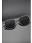 Beşgen UV400 Filtre Korumalı Metal Çerçeve Unisex Güneş Gözlüğü 4
