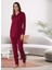 Dvina Lohusa Pijama Takımı Kırmızı - 9056 1