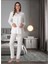 Dvina Lohusa Pijama Takımı Ekru - 9056 1