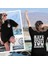 Kadın Bisiklet Yaka Kısa Kol Baskılı T-Shirt - Siyah 3