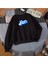 Baskılı Unisex Kışlık Sweatshirt 2'li Combin Siyah ve Beyaz 3