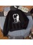 Atatürk Baskılı Unisex Kışlık Sweatshirt Siyah 1