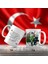 Asil Hediyelik Üniformalı Ismet Inönü ve Sivil Mustafa Kemal Atatürk-Atatürk'ün Sözleri -Kupa Bardak 1