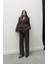 Kahverengi Premium Blazer Ceket Pantolon Takım 1