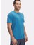 1386681-452 Ua Launch Camo Shortsle Mavi Yuvarlak Yaka Fitted Erkek T-Shirt 1