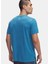1386681-452 Ua Launch Camo Shortsle Mavi Yuvarlak Yaka Fitted Erkek T-Shirt 2