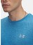 1386681-452 Ua Launch Camo Shortsle Mavi Yuvarlak Yaka Fitted Erkek T-Shirt 3