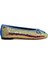 Positano Multicolor Metalik Payetli Babet 2