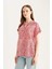 Regular Fit Apaş Yaka Desenli Kısa Kollu Gömlek I6173AZ25SM 3