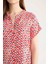 Regular Fit Apaş Yaka Desenli Kısa Kollu Gömlek I6173AZ25SM 5