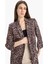 Relax Fit Leopar Desenli Blazer Ceket E1483AX25SM 1
