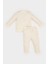 Erkek Bebek Pijama Takımı Dinazor Baskılı Uzun Kollu Üst Beli Lastikli Uzun Alt E6936A525SP 5