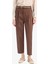 Carrot Fit Kemerli Klasik Pantolon Yüksek Bel Dar Paça Piliseli Basic Düz Kısa Paça D4282AX25SM 2