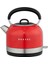 Retro Kırmızı 2200 W 1.7 Lt Celık Kettle 1