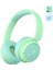Güvenli Ses Sınırlı 60 Saat Oynatma Süreli Bluetooth Çocuk Kulaklığı Yeşil 1
