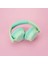 Güvenli Ses Sınırlı 60 Saat Oynatma Süreli Bluetooth Çocuk Kulaklığı Yeşil 2