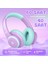 Gürültü Önleyici Ses Sınırlı 60 Saat Oynatma Süreli Bluetooth Çocuk Kulaklığı Lila 2