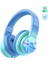 LED Işıklı Güvenli Ses Sınırlı 85 Saat Oynatma Süreli Bluetooth Çocuk Kulaklığı Açık Mavi 1