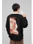 Tasarım Billie Eilish Baskılı Oversize Şarkıcı Sweatshirt 3