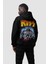 Kiss Baskılı Oversize Müzik Grubu Rock Metal Hoodie 5