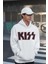 Kiss Baskılı Oversize Müzik Grubu Rock Metal Hoodie 2
