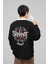 Slipknot Maggot Baskılı Oversize Müzik Grubu Sweatshirt 3