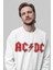 Tasarım Ac Dc Müzik Grubu Baskılı Oversize Sweatshirt 2