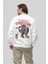 The Amazing Spider-Punk Baskılı Oversize Örümcek Adam Sweatshirt 1