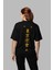 Tasarım Yazılı Unisex Oversize Tişört 3