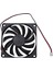 80MM 2 Pin Konnektörlü Soğutma Fanı Düşük Basınçlı Pc Bilgisayar Kasası Için (Yurt Dışından) 1