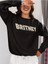 Britney Spears Baskılı Oversize Şarkıcı Sweatshirt 4